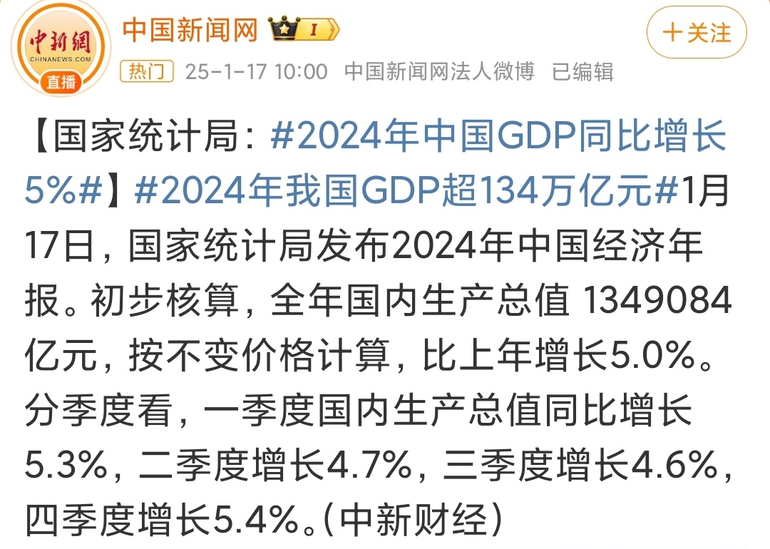 国家统计局：主要指标好于预期 经济运行稳中有进、稳中向好